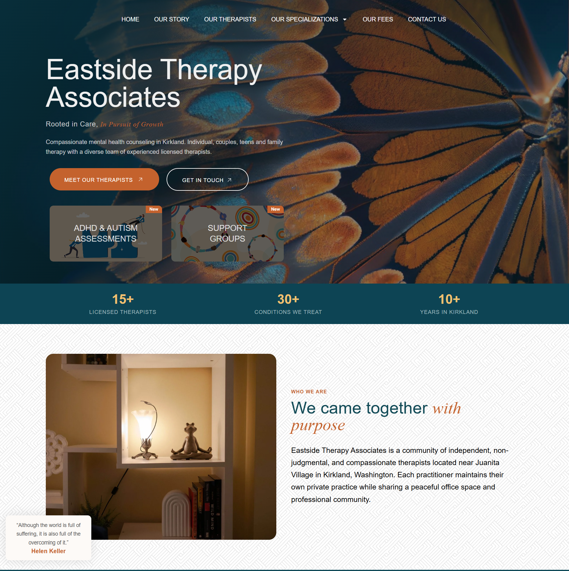 East Side Therapy Associates website by Kashif Ali