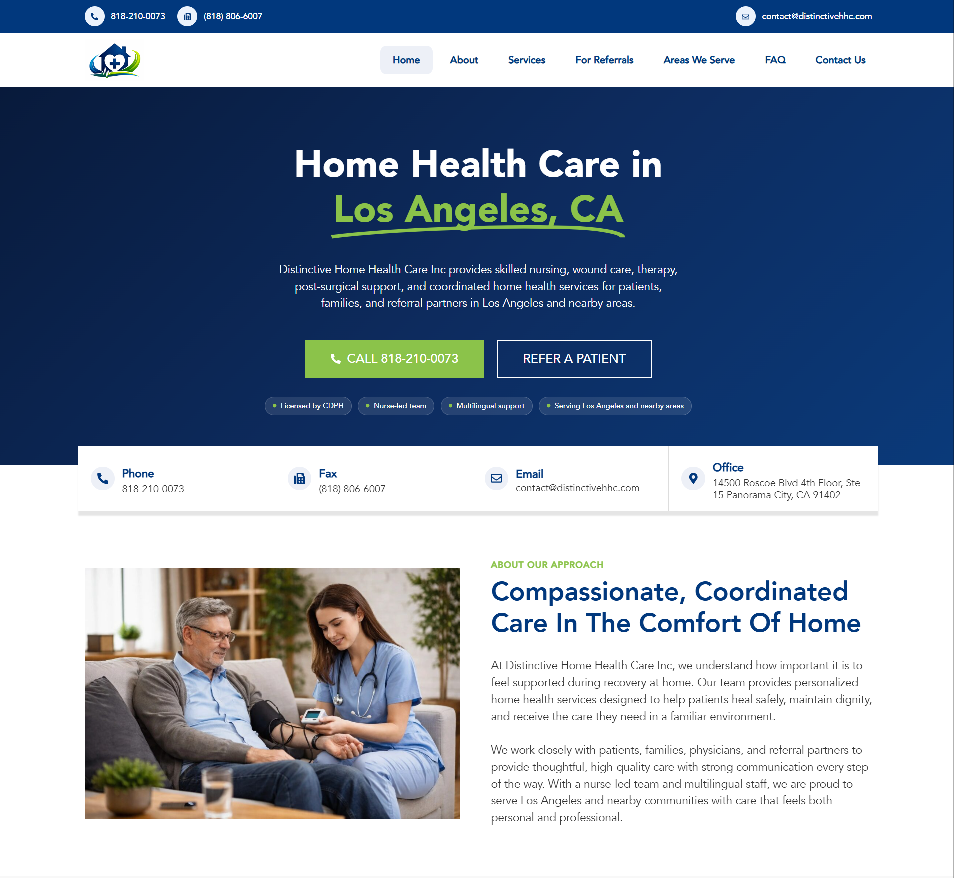 Distinctive HHC website by Kashif Ali