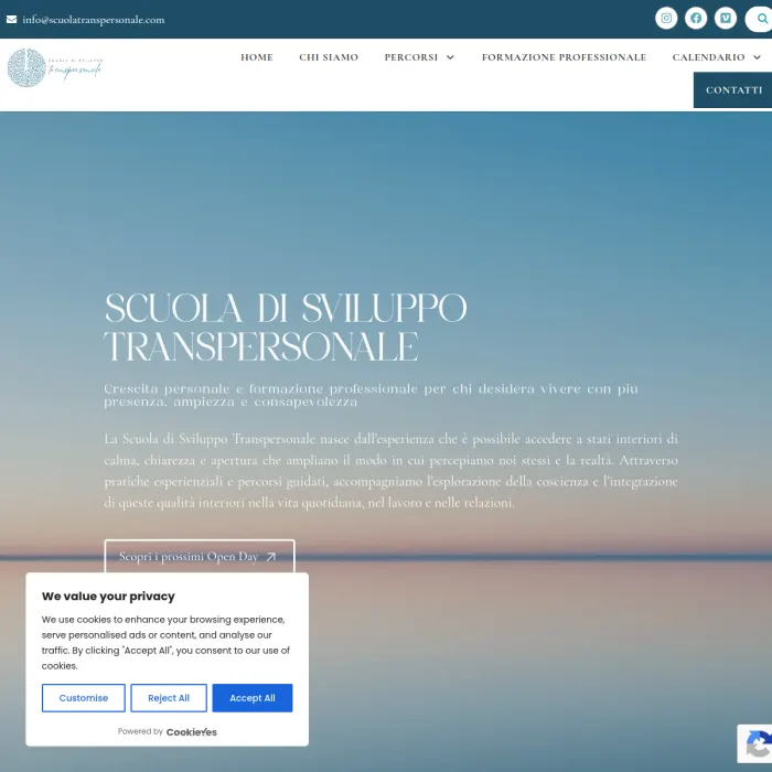 Scuola di Sviluppo Transpersonale website by Kashif Ali
